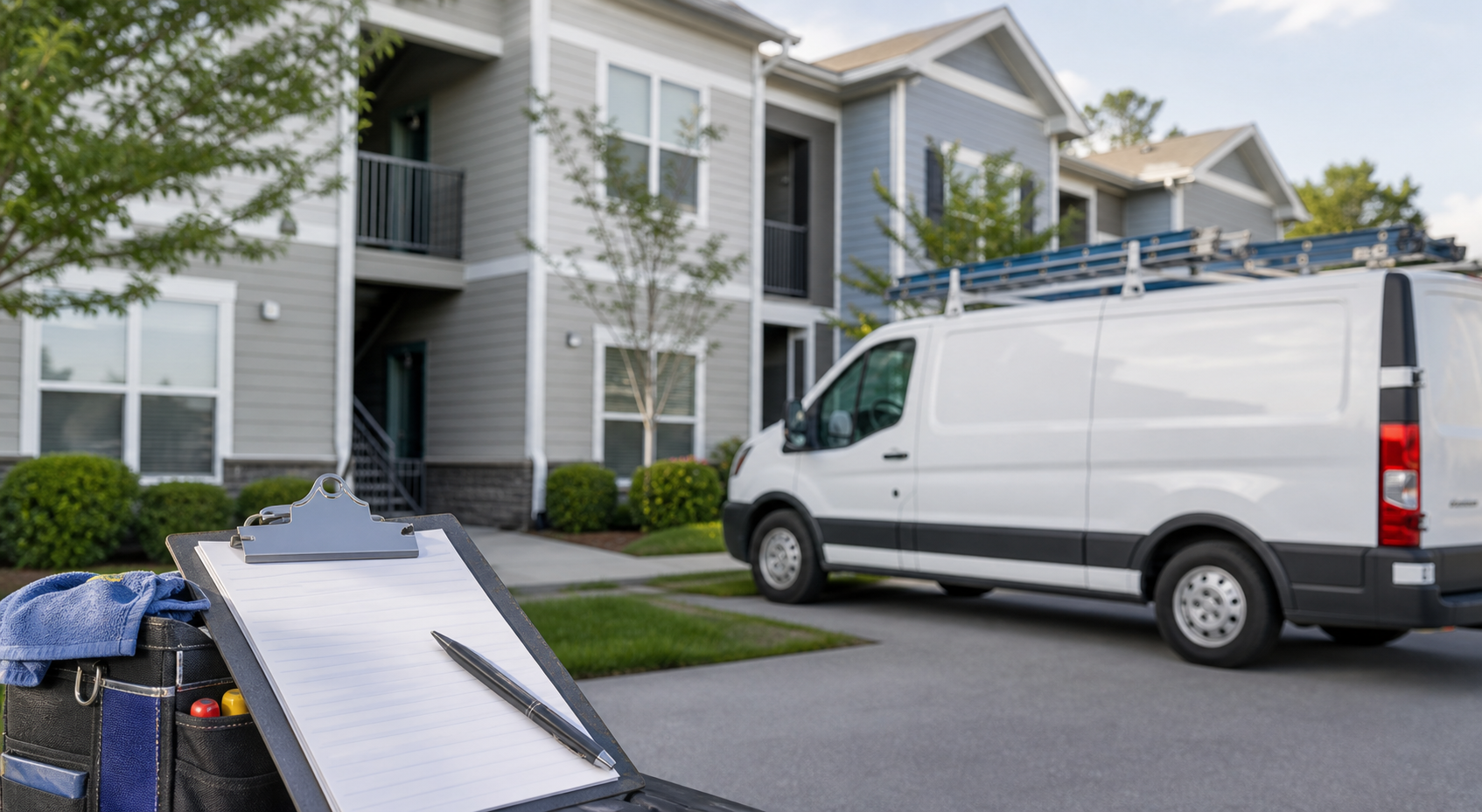 Sample property maintenance work order scene